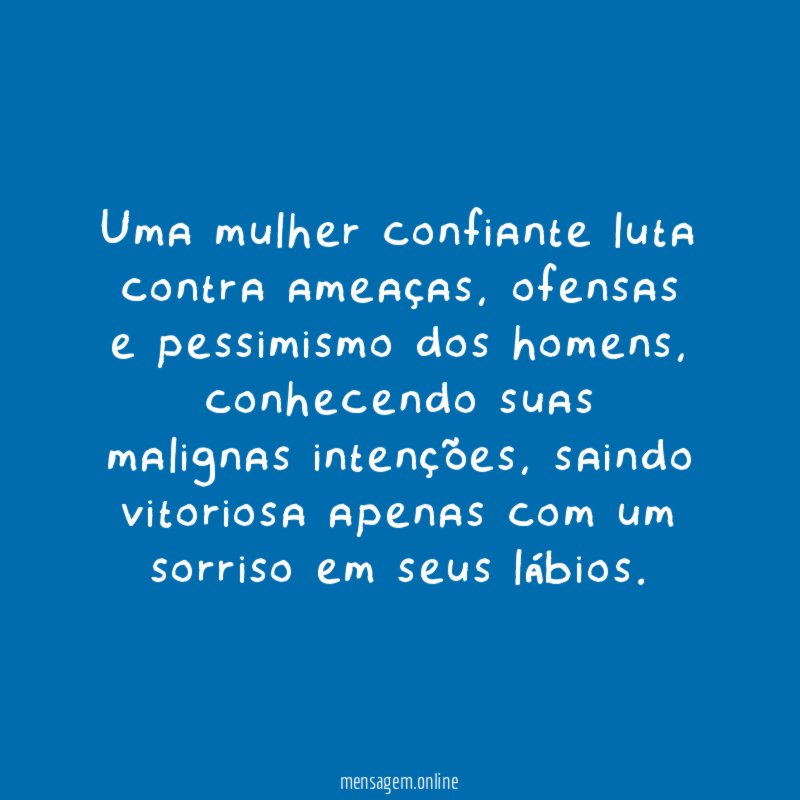 Uma mulher confiante luta contra ameaças