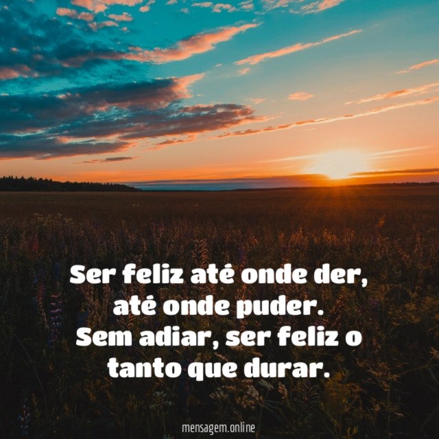 Ser feliz