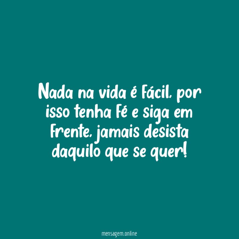 Vá em frente