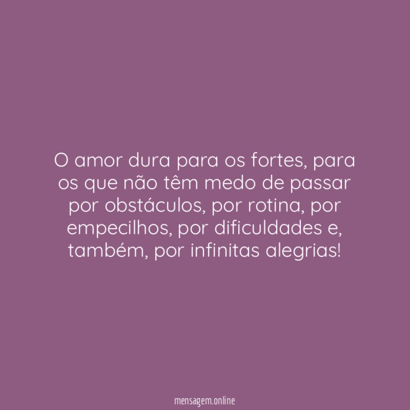 Infinitas alegrias do amor