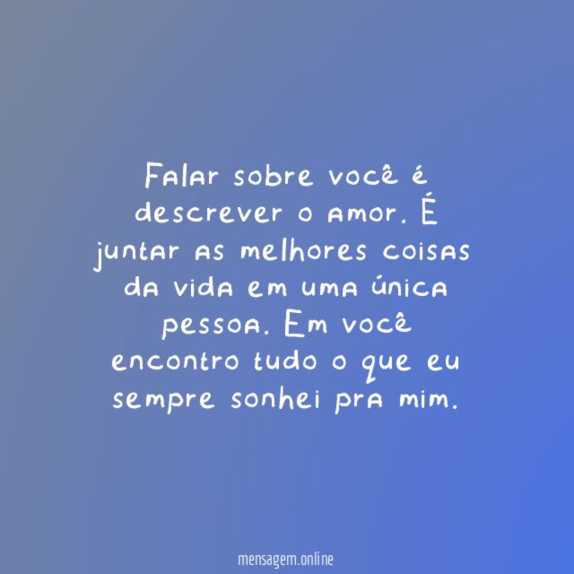 Descrever o amor