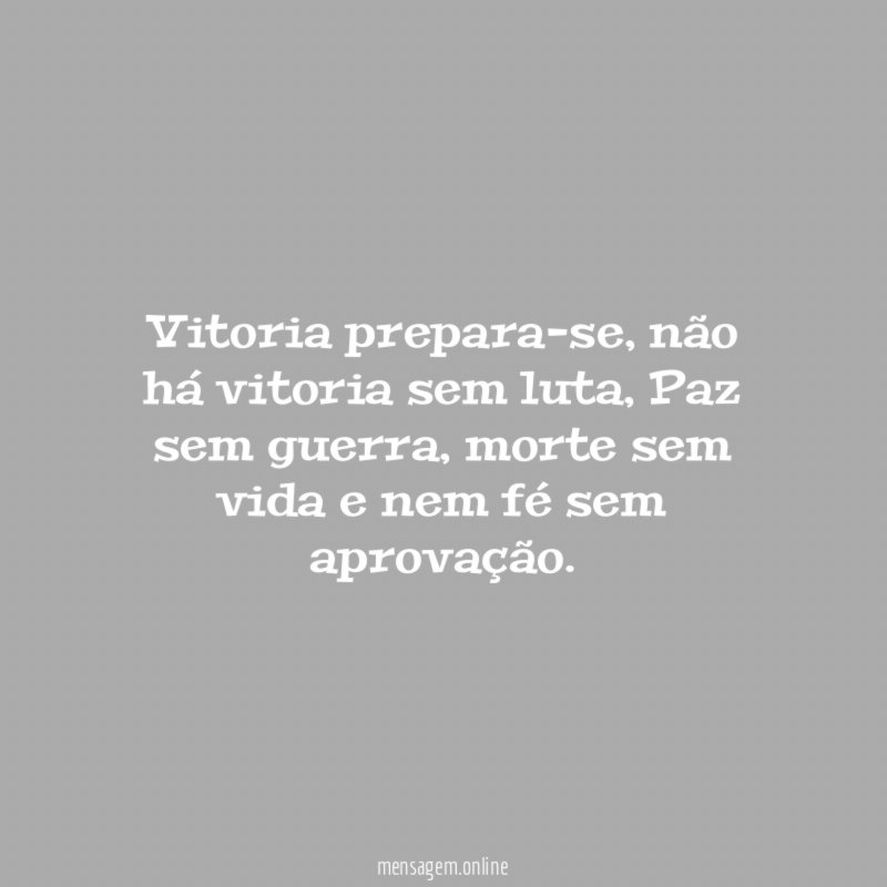 vitoria prepara-se
