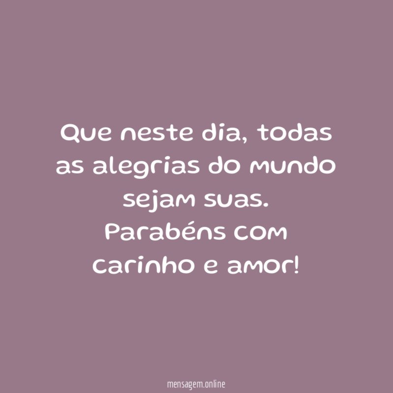 Alegrias do mundo