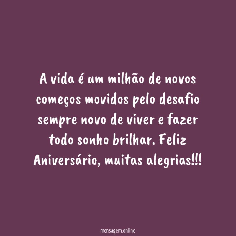 Novos começos