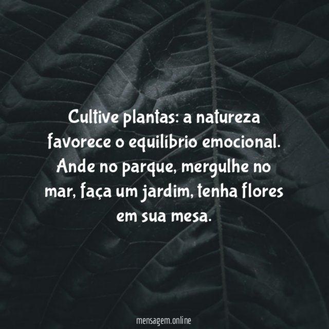 Cultive o bem