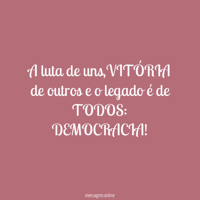A luta de uns