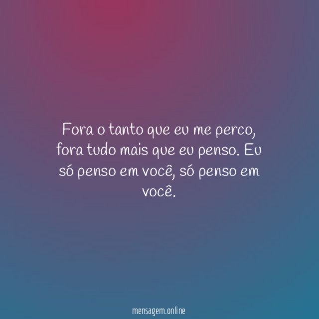 O tanto que me perco
