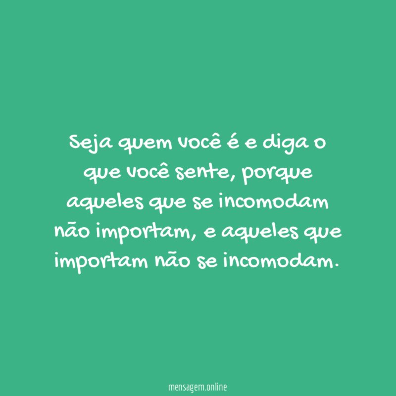 Quem você é