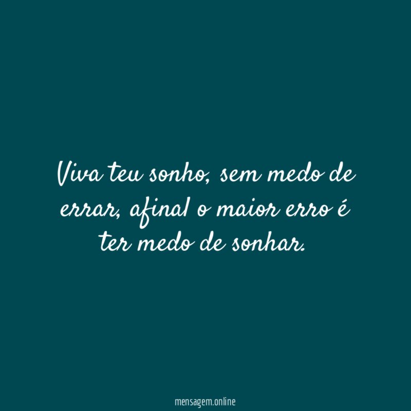 Viva teu sonho