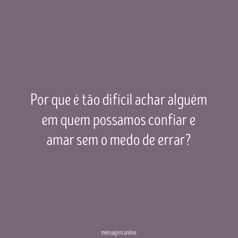 Por que é tão difícil achar alguém em