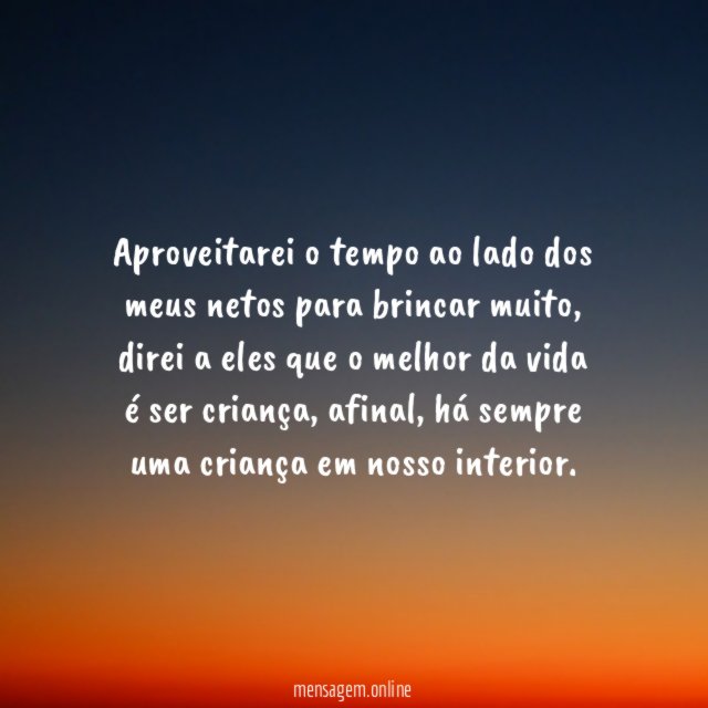 O bom é ser criança