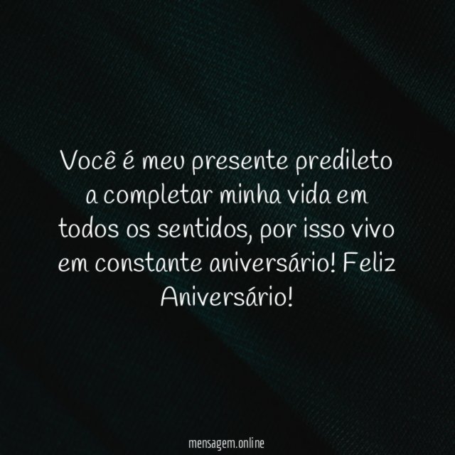 Você é meu presente predileto