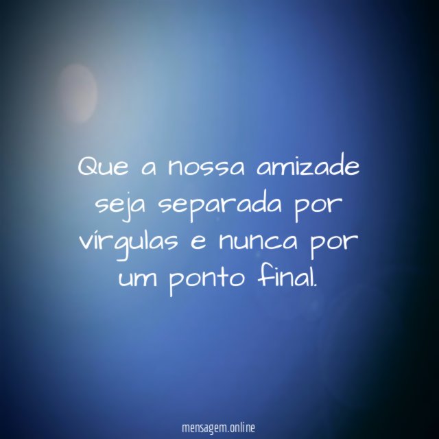 Nossa amizade