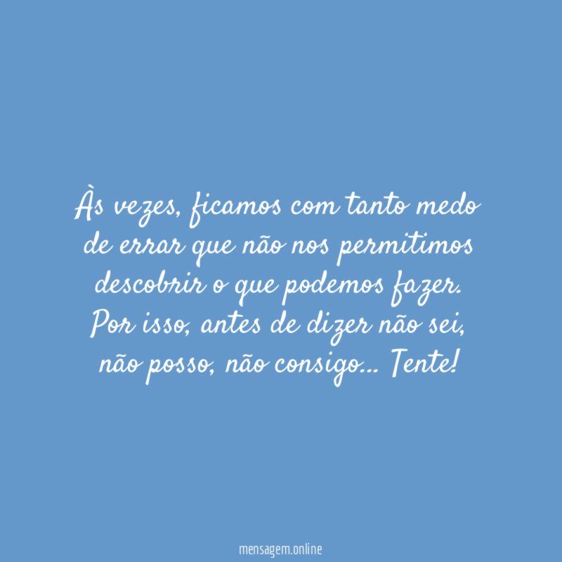 Às vezes