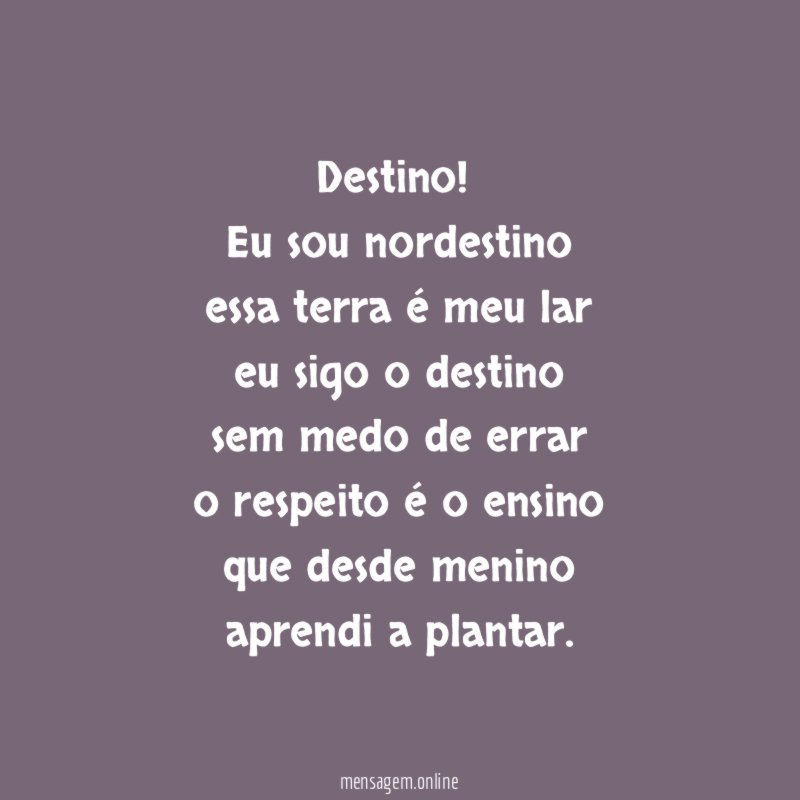 destino!