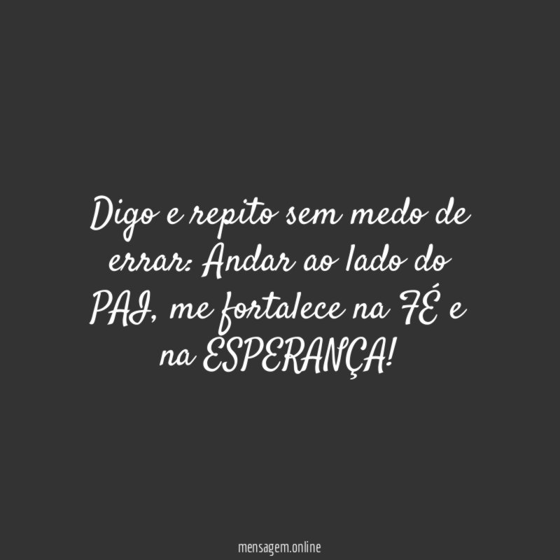 Digo e repito sem medo de errar