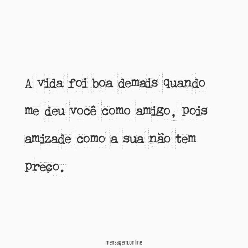 Não tem preço