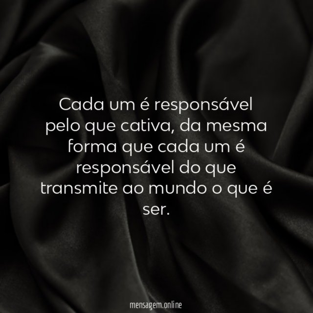 Somos responsáveis