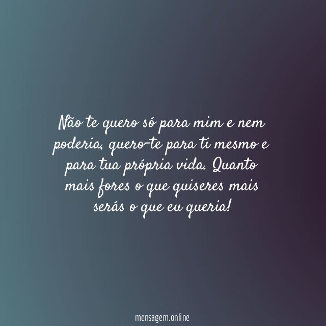 Quanto mais for, mais será