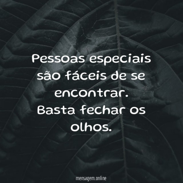Pessoas especiais