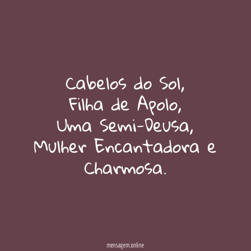 Cabelos do Sol