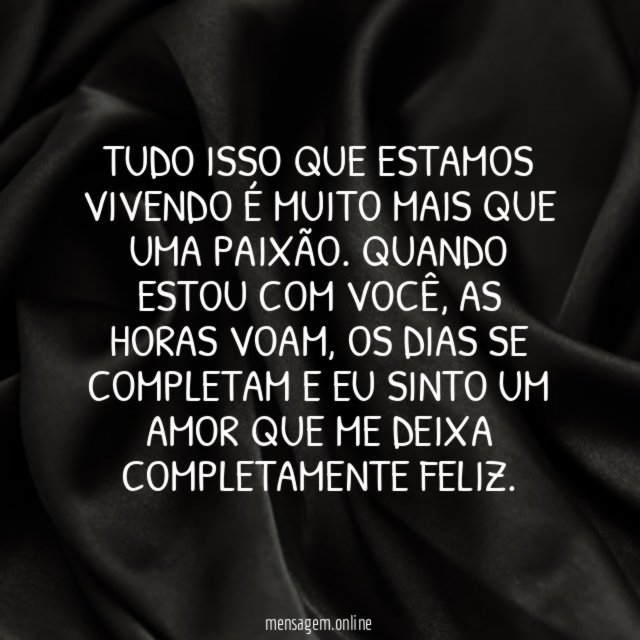 Paixão de hoje