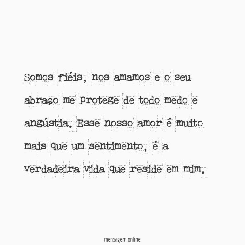 Abraço protegido
