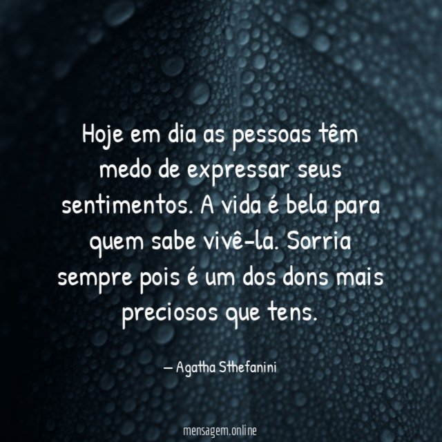 Expressar sentimentos