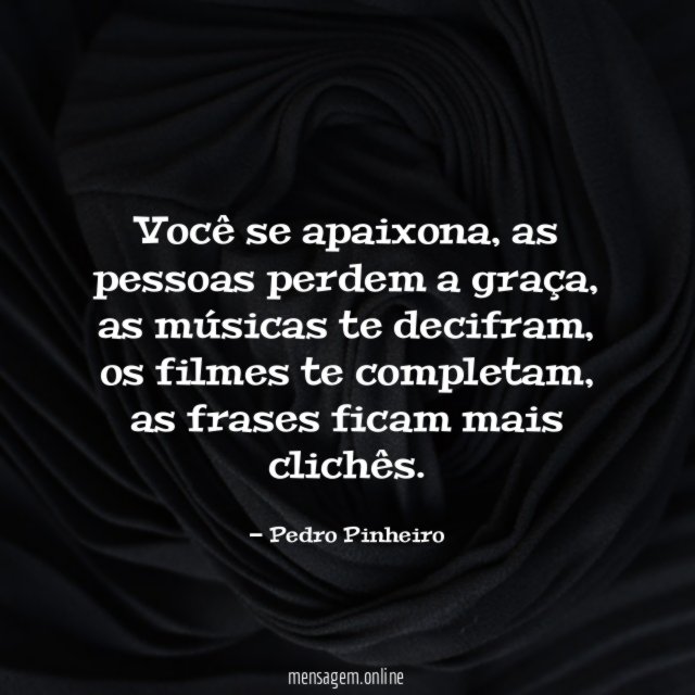 Você se apaixona
