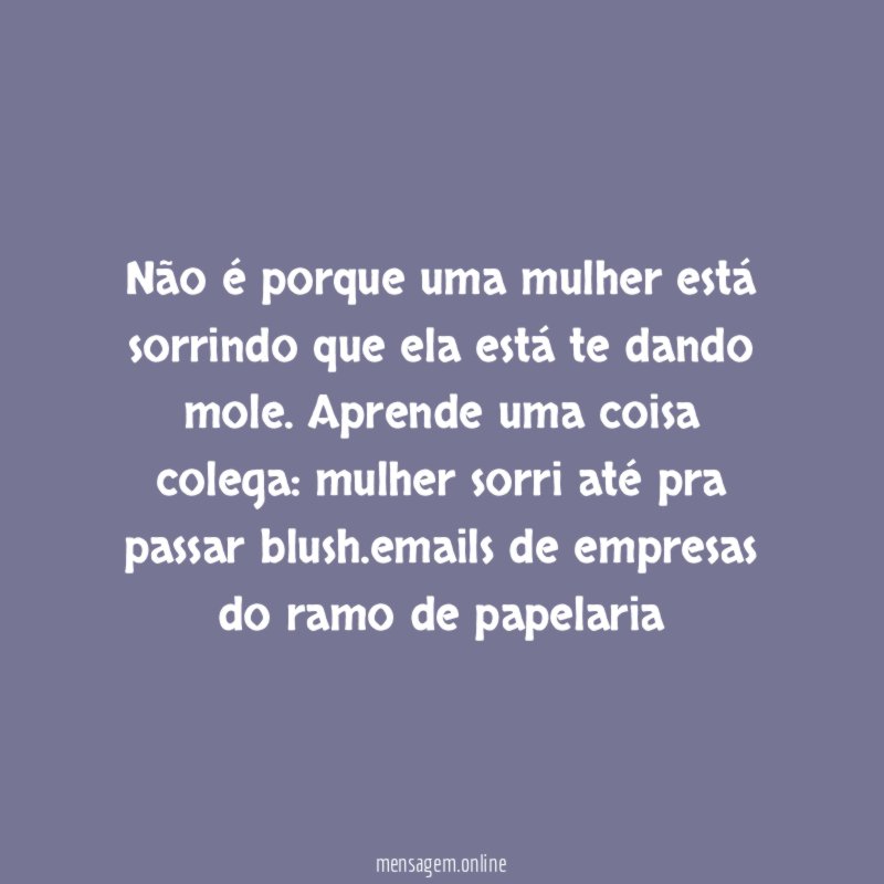 Sorriso de mulher