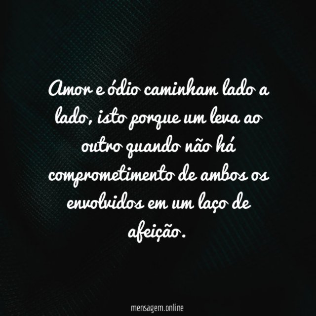 Amor e ódio
