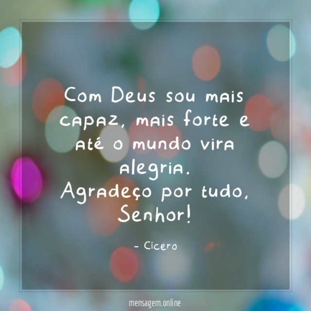 Com Deus sou mais capaz