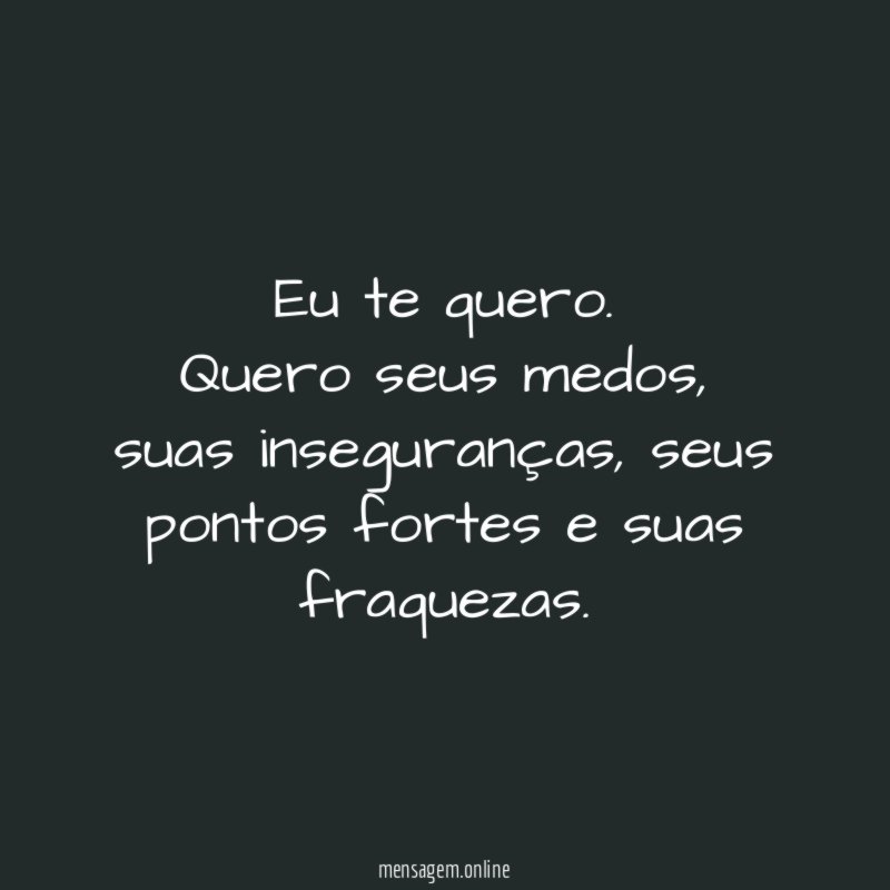 Eu te quero