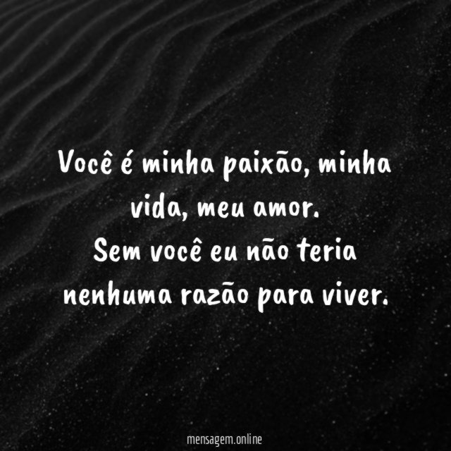Você é minha paixão