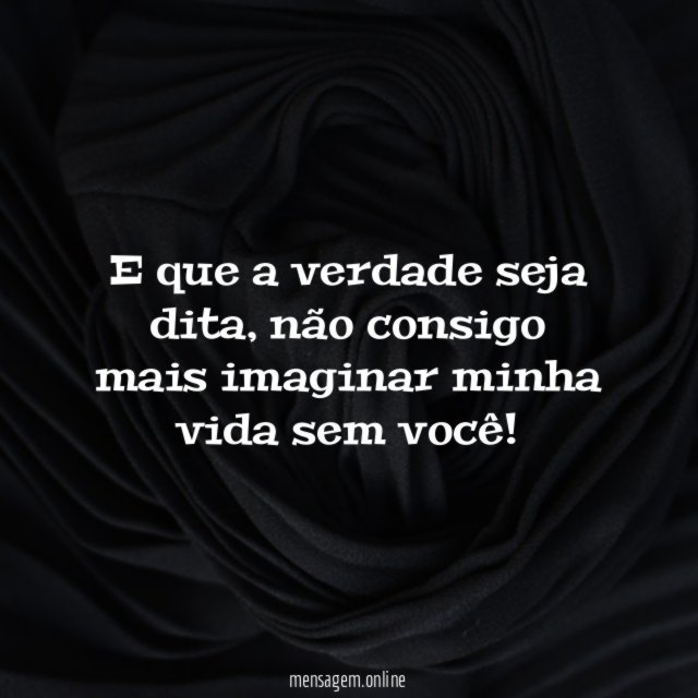 E que a verdade seja dita