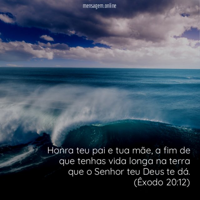 Honra teu pai e tua mãe