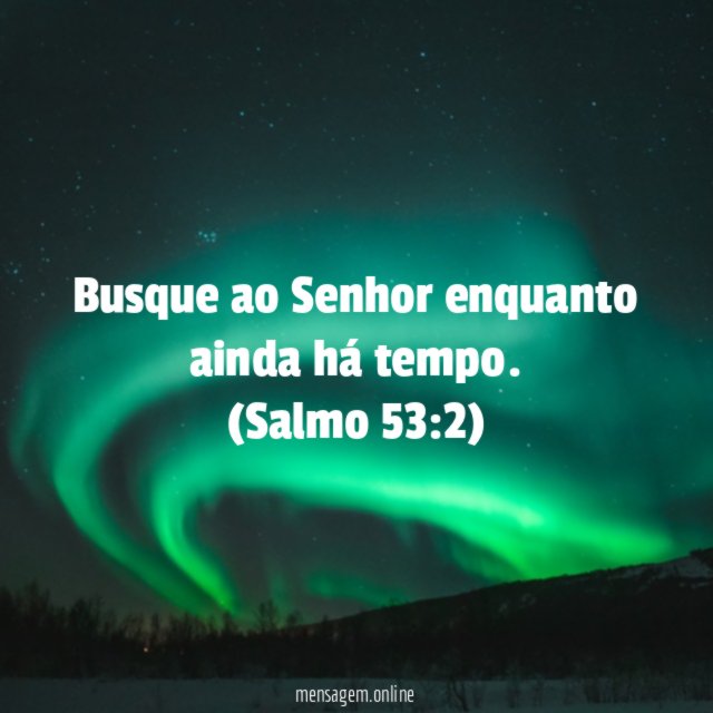 Busque ao Senhor enquanto ainda há tempo