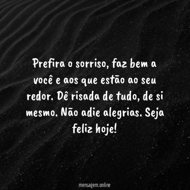 Prefira o sorriso