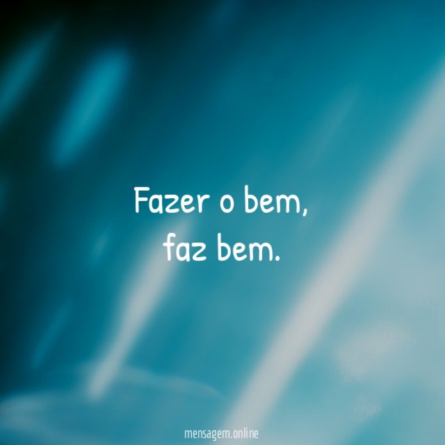 Fazer o bem