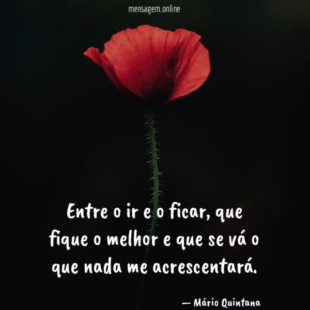 Entre o ir e o ficar