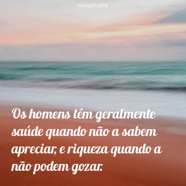 Os homens têm geralmente saúde quando não a