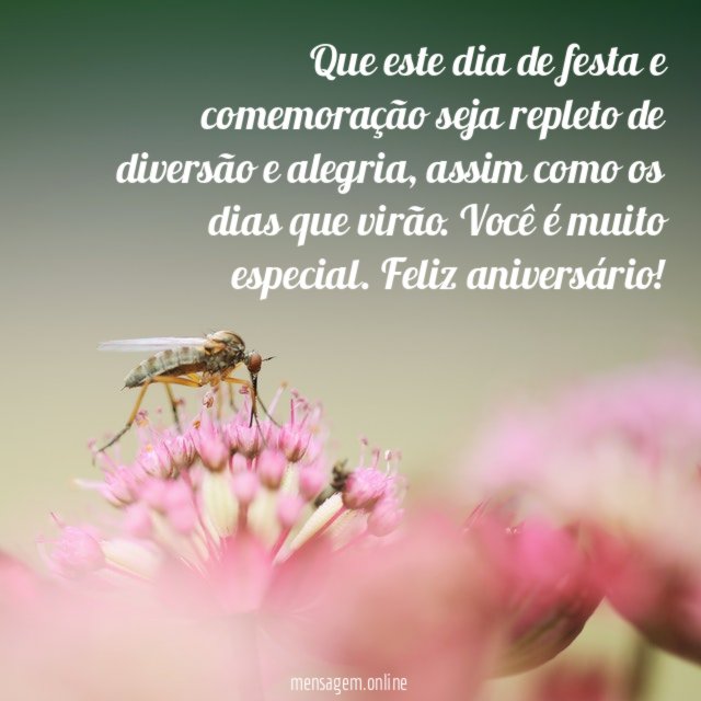 Que este dia de festa e comemoração seja
