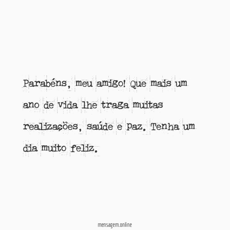 Parabéns