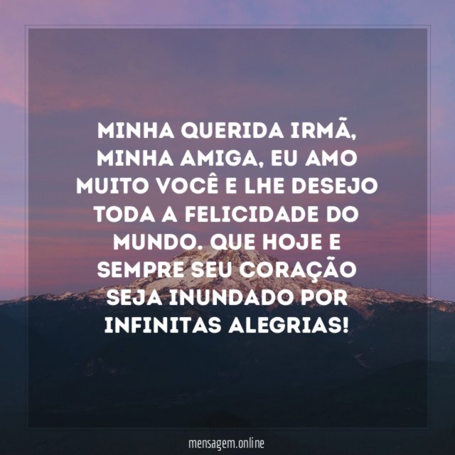 Minha querida irmã