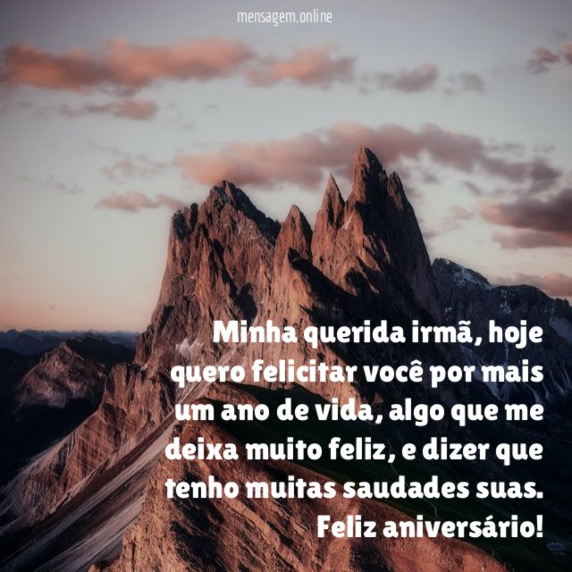 Minha querida irmã
