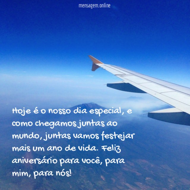 Hoje é o nosso dia especial