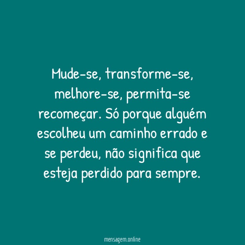 Mude-se