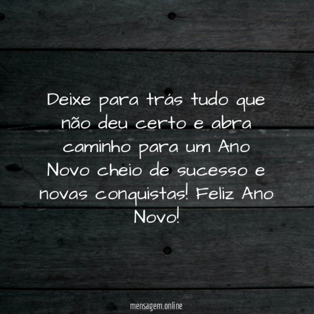 Deixe para trás tudo que não deu certo
