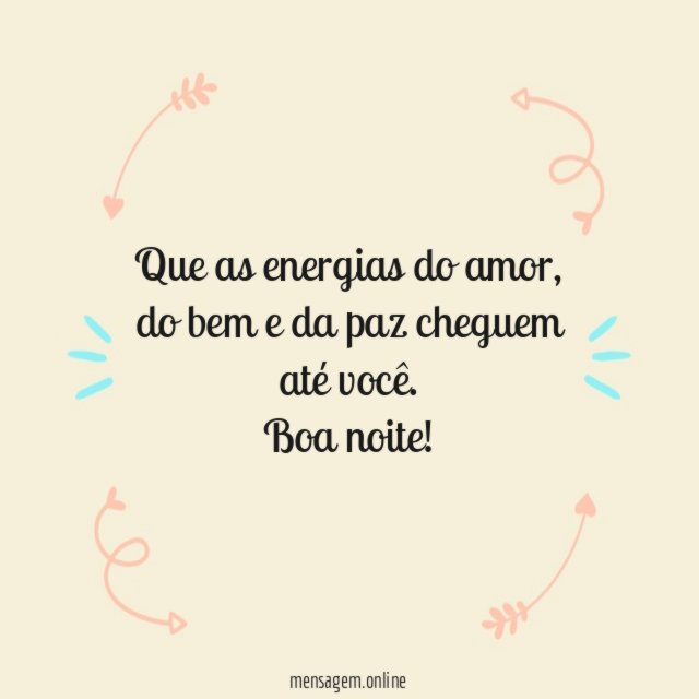 Que as energias do amor