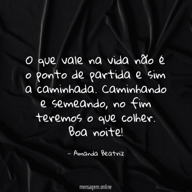 O que vale na vida não é